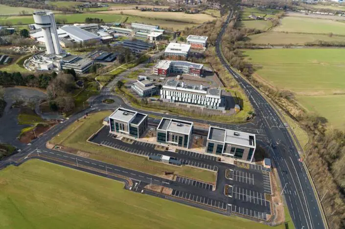 Sci-Tech Daresbury aerial shot