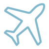 Icon representing a plane