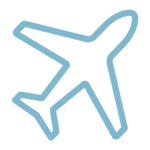 Icon representing a plane