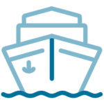 Icon representing ship