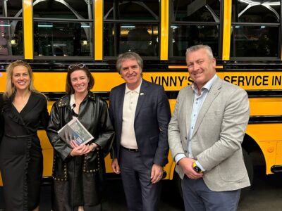 Mayor Steve Rotheram in New York