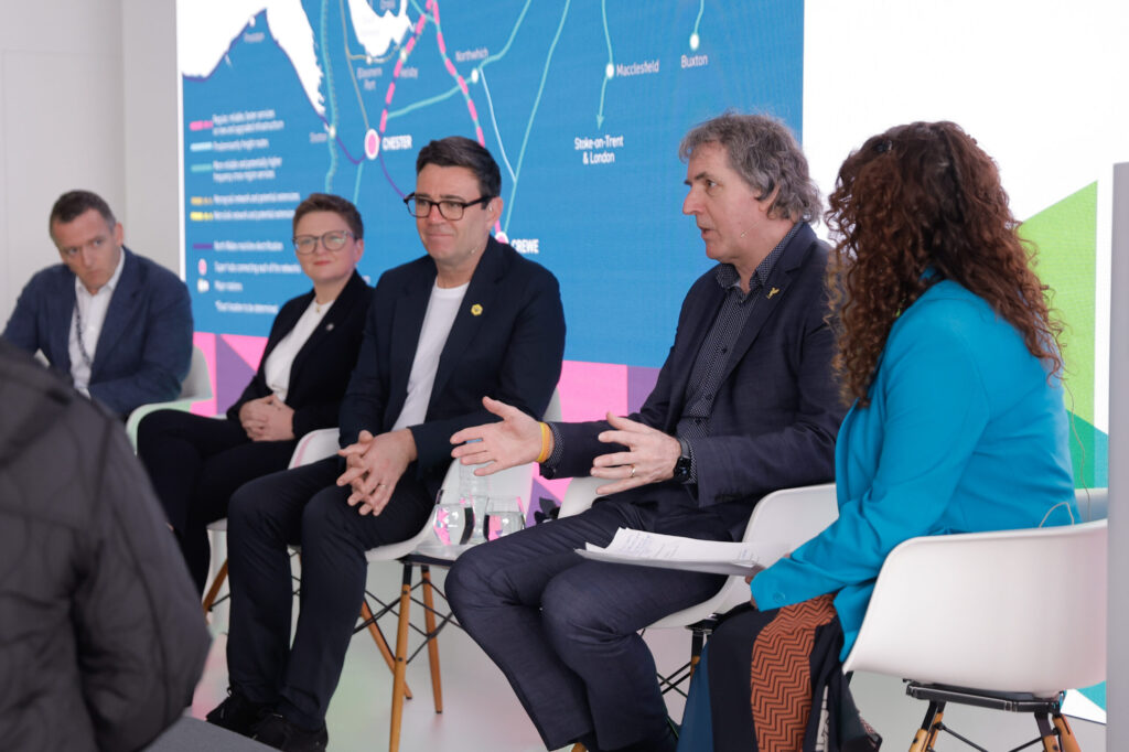 Mayors Steve Rotheram and Andy Burnham at MIPIM 2025.